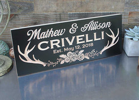 Flower-Filled Wedding Date Decor