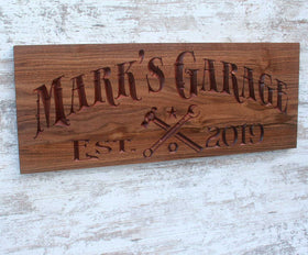Custom-Made Wooden Plaques