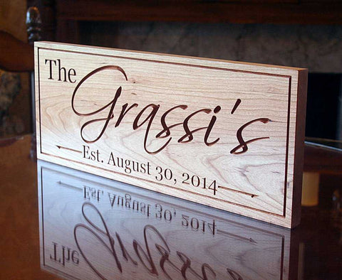Custom Carved Sign