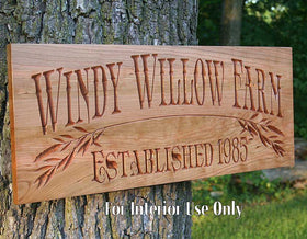 Custom Wood Sign