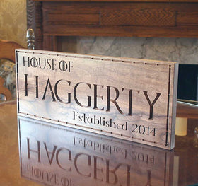 Welcome To Our Home Sign