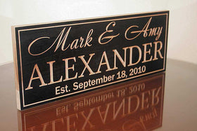Custom Last Name Sign