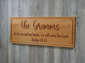 Personalized Family Plaque