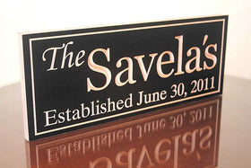 Wedding Last Name Sign