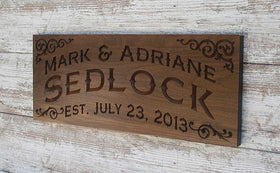 Carved Sign
