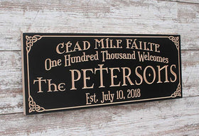 Personalized Welcome Sign