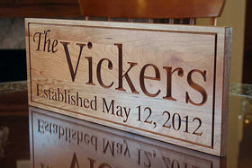 Custom Established Date Sign