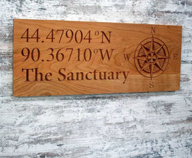 Carved Wooden Sign - Intricately Carved Wooden Plaque