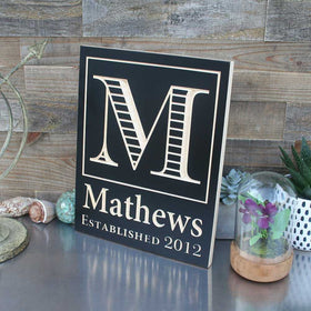 Monogrammed Wedding Gift