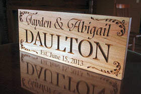 Custom Last Name Sign
