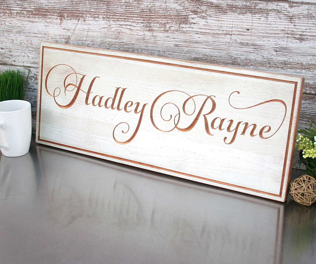 Handcrafted Wood Sign Artistry
