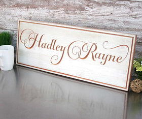Handcrafted Wood Sign Artistry