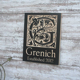 Personalized Name And Date Sign