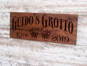 Bar Name Sign