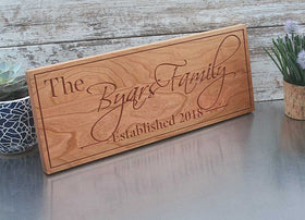 Established Date Sign