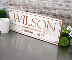Last Name Sign