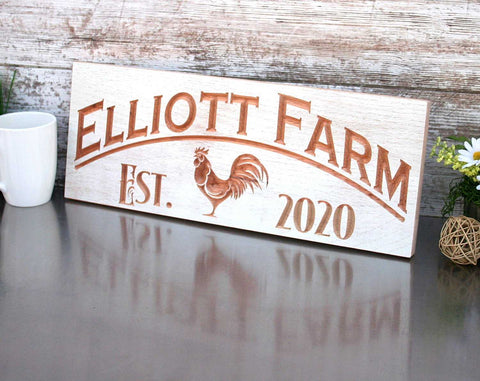 Farm Name Sign - Identity Sign For Farms