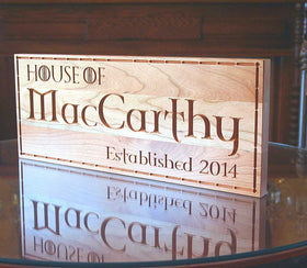 Established Name Sign