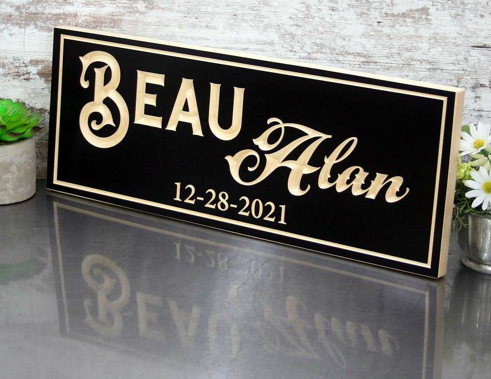 Rustic Charm Newborn Signage
