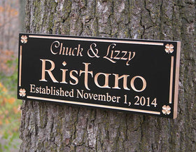 Wood Sign Established Date