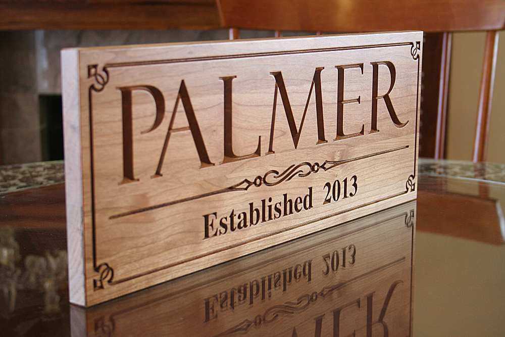 Last-Name-Sign-Carved-in-Hardwood-Family-Name-Plaque-for-Home-Gifts-PP ...
