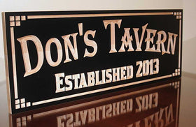 Carved Tavern Sign