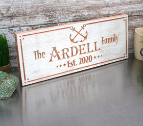 Sign For Lake House - Custom Signage For Lakeside Residences