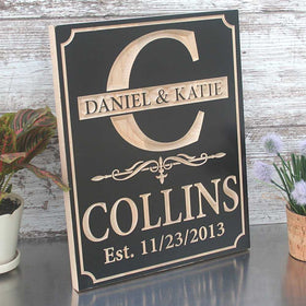 Custom Monogrammed Home Decor