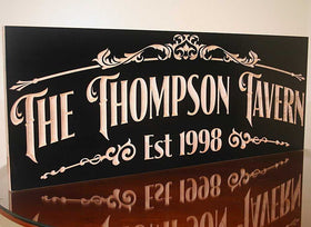 Personalized Whiskey Bar Sign