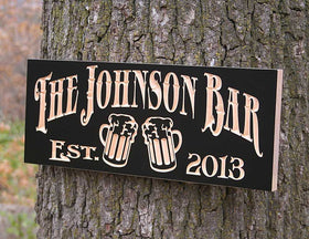 Basement Bar And Lounge Sign