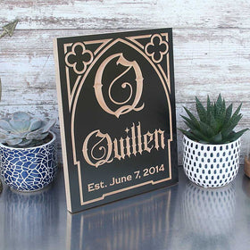 Engraved Name Sign For Marriage