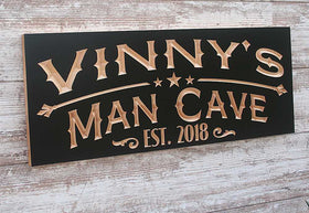 Custom Man Cave Door Plaques
