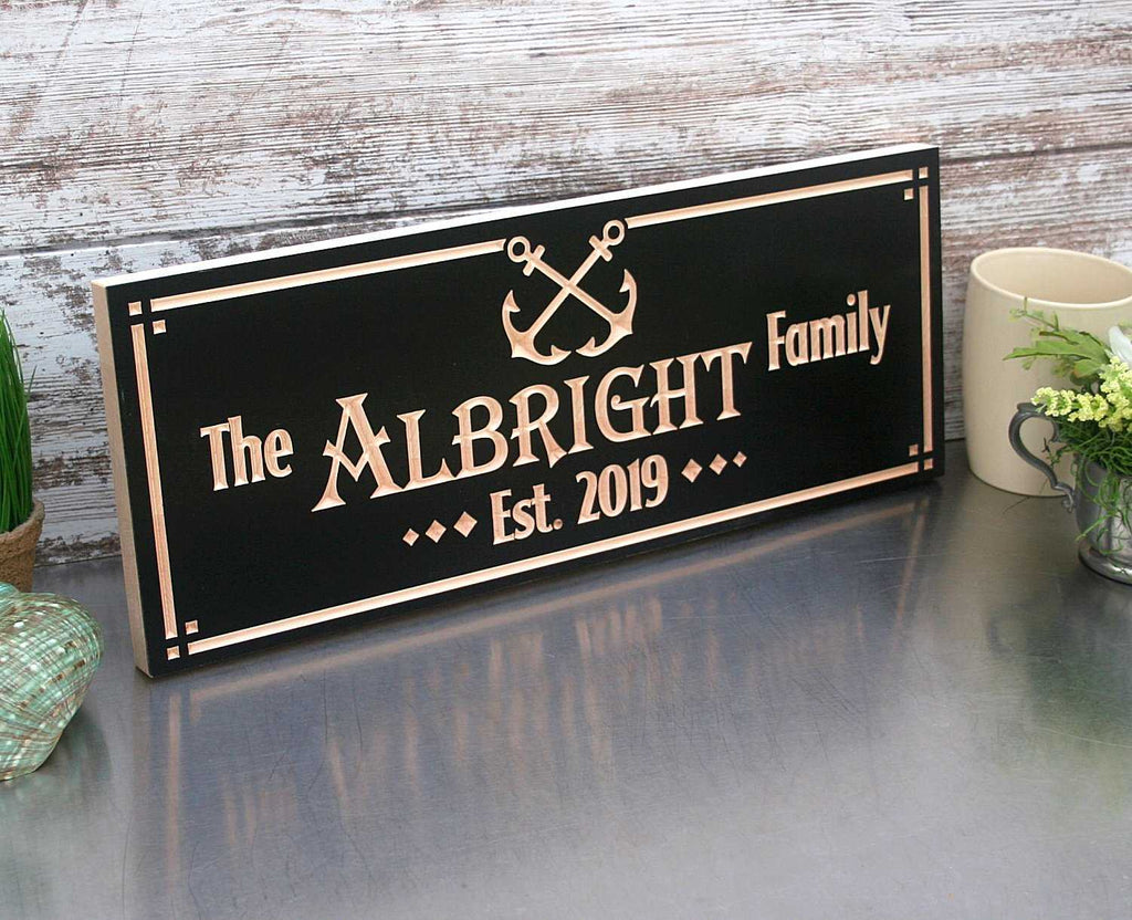 Rustic Wood Sign - Handcrafted Rustic Wooden Signage