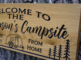 Personalized Camp Sign