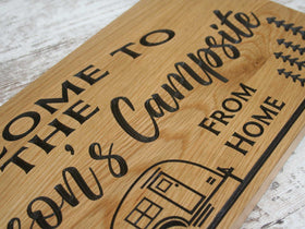 Custom Cabin Sign