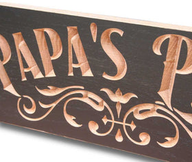 Carved Tavern Sign