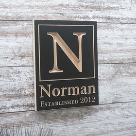 Customized Monogram Home Decor