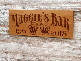 Garage Bar Sign