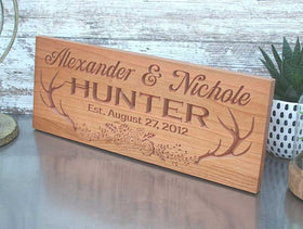 Custom Wedding Date Decoration