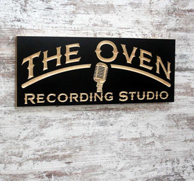 recording studio sign