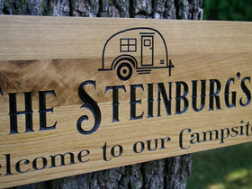 Wooden Cabin Sign