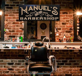 Vintage-Style Barber Signs