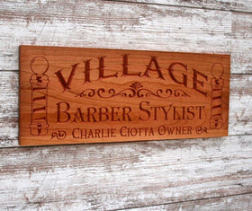Custom Barber Signage