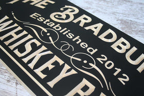Personalized Bar Sign For Home Bar