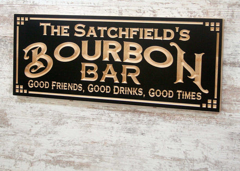 Rustic Tavern Decor Vintage Bar Sign