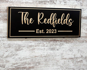 Personalized Wood Sign