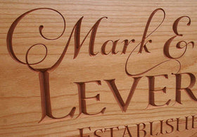 Carved Sign