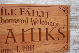 Personalized Last Name Wood Sign