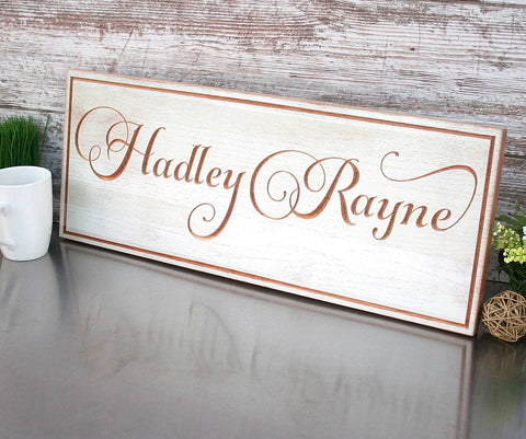Handcrafted Wood Sign Artistry