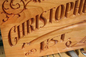 Hand-Carved Rustic Plaques